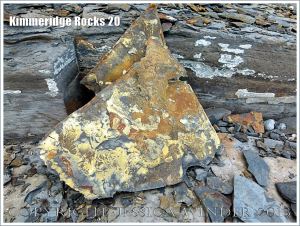 Broken shale at Kimmeridge Bay