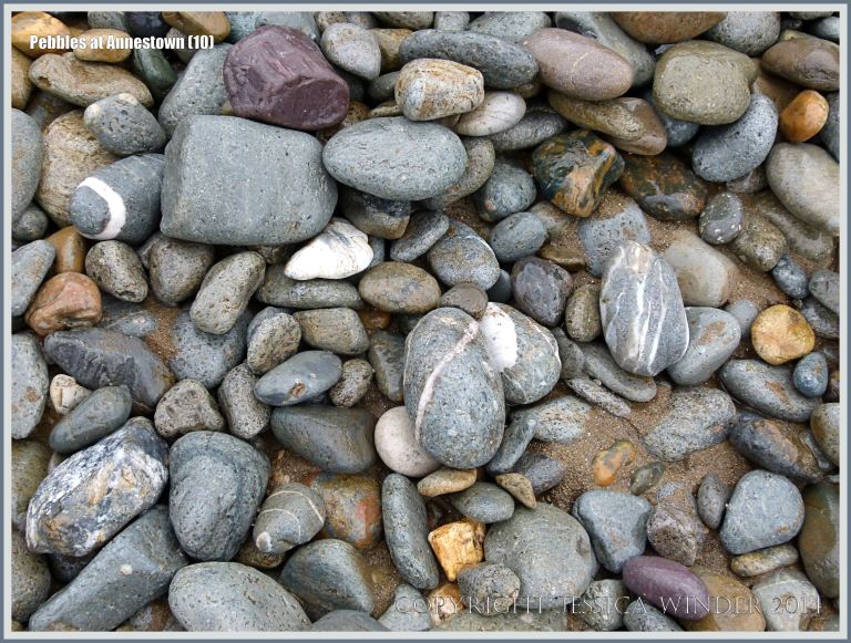 Pebbles on a Copper Coast beach