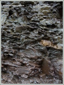 Natural abstract patterns and textures in rocks