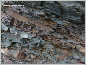 Natural abstract patterns and textures in rocks