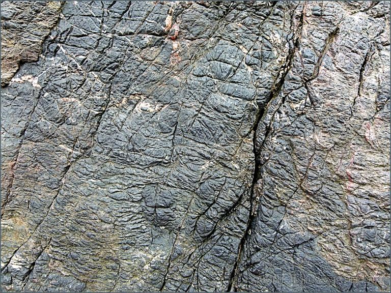 Surface texture and pattern like elephant skin in Carboniferous Limestone