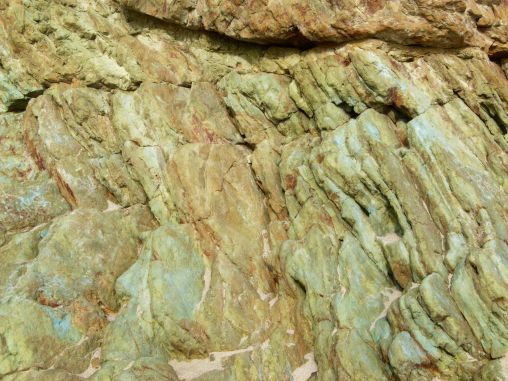 Silurian Period rocks belonging to the Dunquin Group on the Irish Coast.