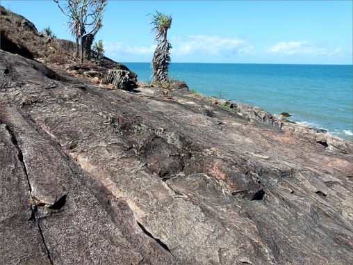 Rocky outcrop near the Lookout at Four Mile Beach in Port Douglas