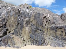 Limestone rocks at Little Tor, Gower.