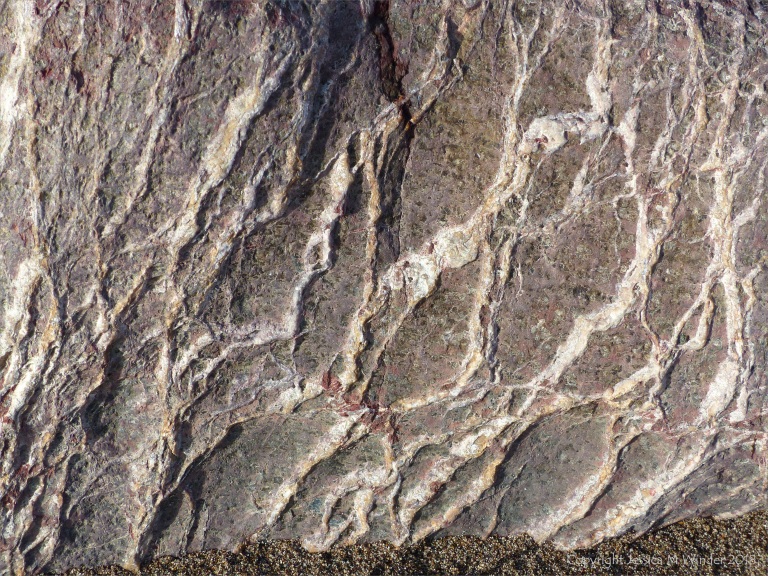 Rock texture and pattern at Kennack Sands
