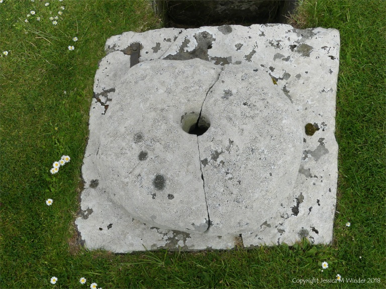 Broch of Gurness archaeological remains in Orkney constructed with Stromness Flagstone 2000 years ago