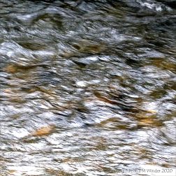 Fast water flowing in the Afon Llwyd