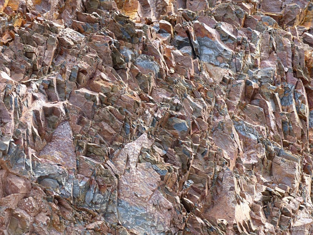 Natural rock pattern and texture in sedimentary Silurian strata
